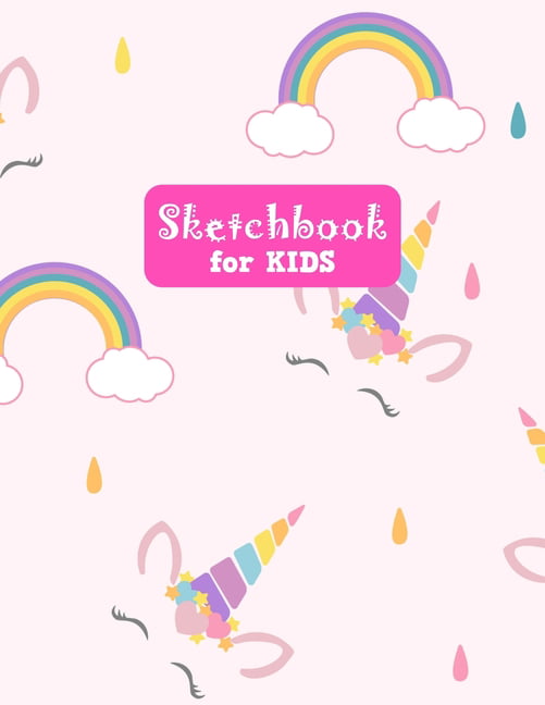 Sketchbook for Kids: Unicorn Large Sketch Book for Sketching, Drawing,  Creative Doodling Notepad and Activity Book - Birthday and Christmas  (Paperback)