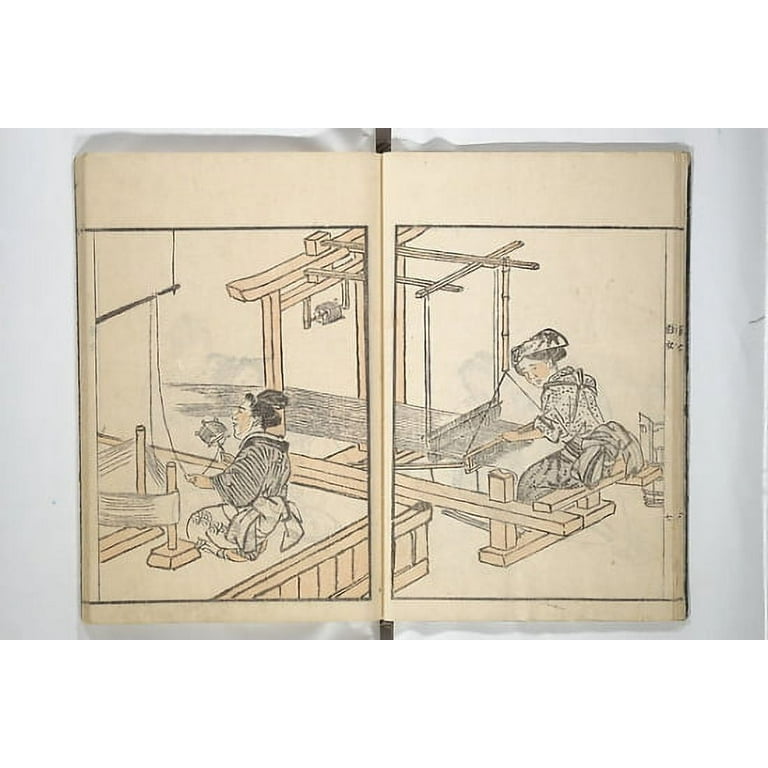 Sketchbook of One Hundred Women (Manga hyakujo) Poster Print by Aikawa  Minwa (Japanese, active 1806 �1821) (18 x 24) 