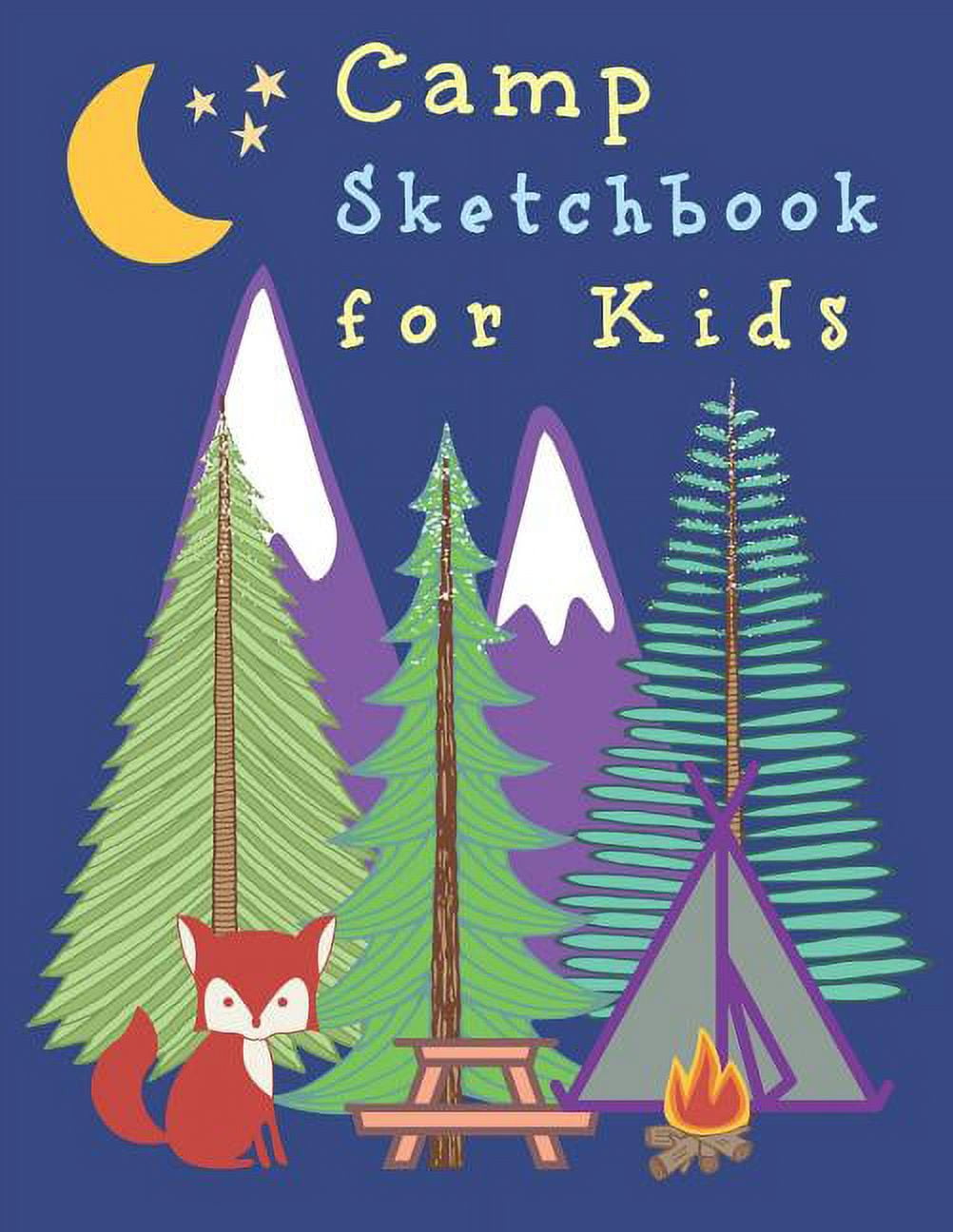 Sketchbook with Framed Sketch Paper for Drawing out Camp Stories and  Adventuress (Paperback) 