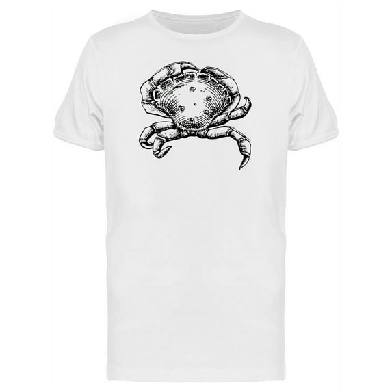 Sketched Crustacean T-Shirt Men -Image by Shutterstock, Male 3X-Large