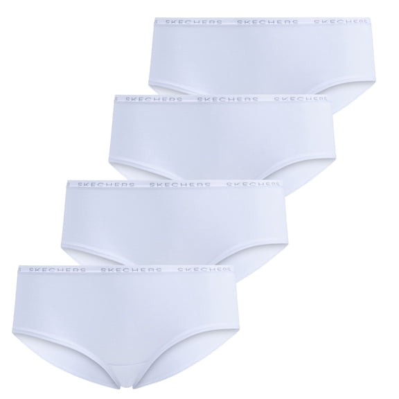 Skechers Girls Underwear 4 Pack Cotton Panties Sizes 6-14 Tagless