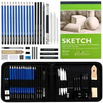  Zenacolor Complete Sketchbook Kit with Sketch Book A5 and  Pencils - 8 Drawing Pencils, 3 Charcoal Pencils, 1 Graphite Pencil, 2  Charcoal Sticks, 100 Page Sketch Pad for Beginners or Professional : Arts,  Crafts & Sewing