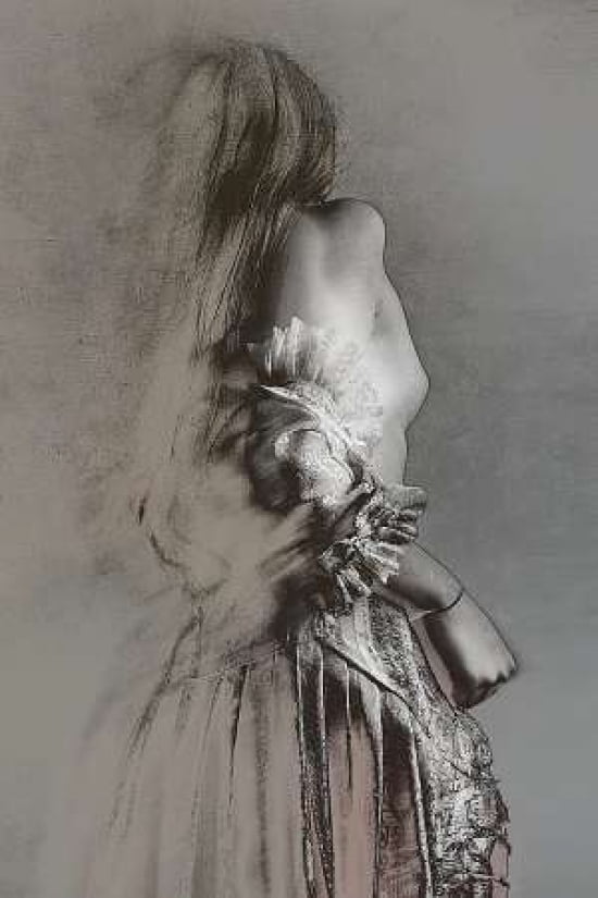Sketching Feminity Canvas Art - Olga Mest (24 x 36)