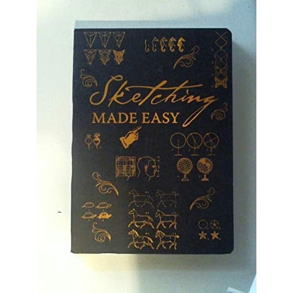Pre-Owned Sketching Made Easy Book Piccadilly Drawing Instruction Manual Learn Practice (Hardcover) 1608638782 9781608638789