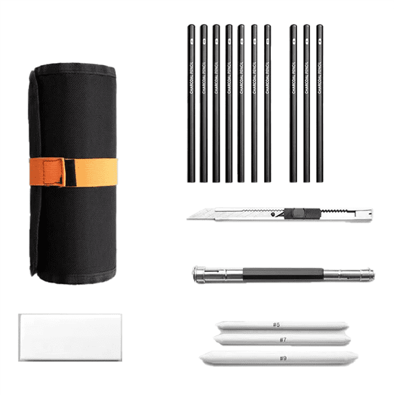 Sketching Pen Set Drawing Pen Sketching Pencil Student Drawing Art Drawing Brush HB Pen Curtain Set Box Style 27,1 x Sketching Pen Set