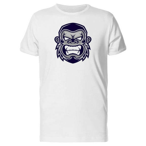 Sketck Of An Angry Gorila Head T-Shirt Men -Image by Shutterstock, Male 3X-Large
