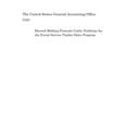 thumbnail image 1 of Skewed Bidding Presents Costly Problems for the Forest Service Timber Sales Program Paperback, 1 of 1