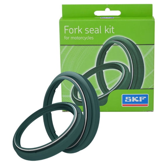 SKF KITG-48W Green Fork Seal Kit for WP 48 mm Motorcycle Fork Suspension Green, Fits WP 48 mm, Premium Replacement Oil Dust Seals, Dirt Bike MX Offroad Motorcycle Front Fork Rebuild Kit Component.