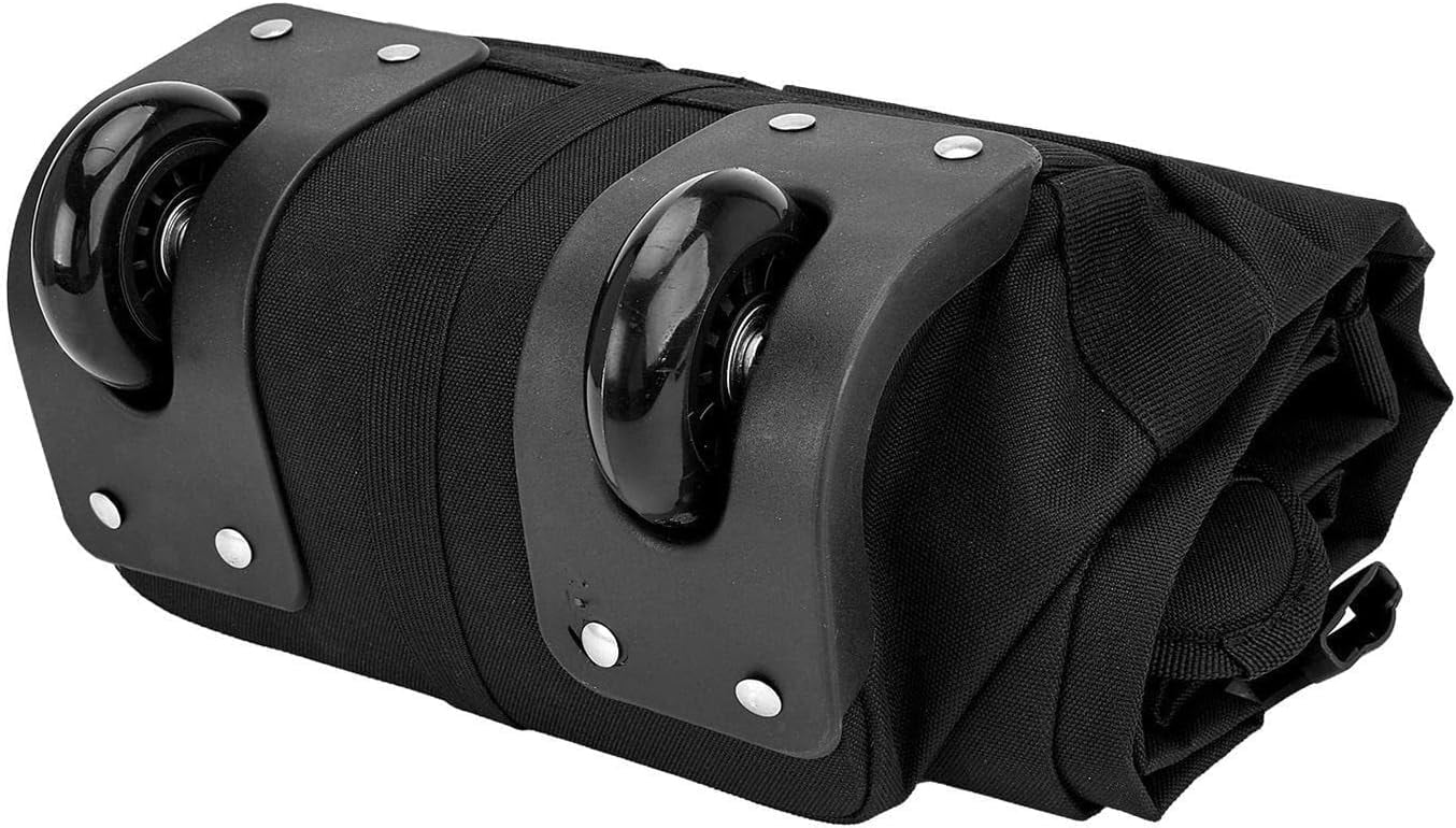 Luwecf Ski Bag, Snowboard Bag, With Wheels For Air Travel For Men Women Transport Large White