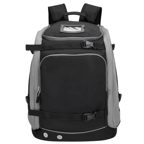 Ski Boot Bag, Waterproof Padded Ski Backpack for Travel, Snowboard Gear Bag for Boot, Skis/Snowboard, Goggles