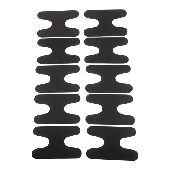 Ski Boot Heel Pads 10 Count Cuttable EVA Inserts for Better Energy Transfer and Foot Stability While Skiing