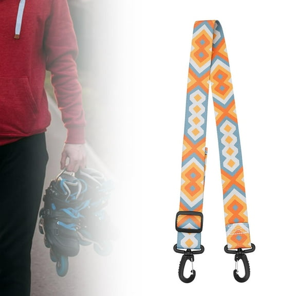 Ski Boot Strap Ski Carrier Straps Snowboard Strap Adjustable Shoulder Belt Leash Ice Skates Shoulder Strap Winter Sport Accessory Yellow