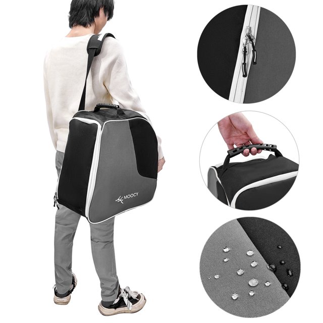 Ski Boots Bag Snowboard Boots Bag Travel Boot Bag for Ski Helmets Ski