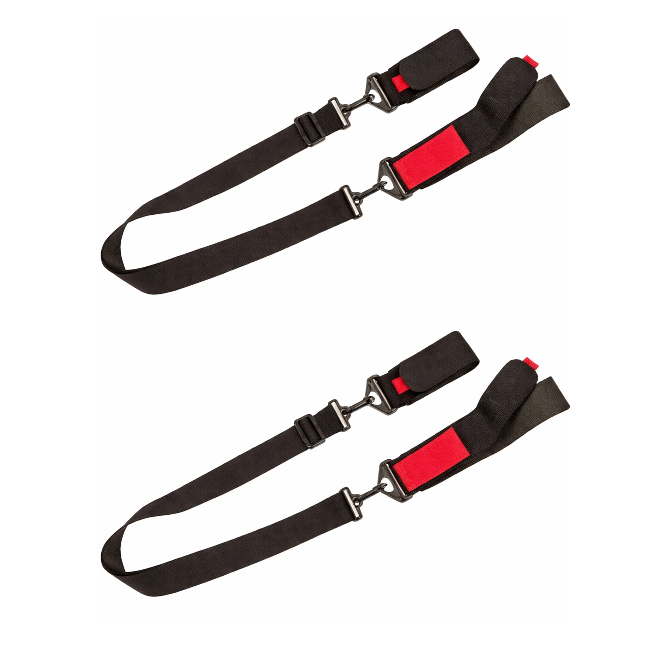 Ski Carrier Strap 2-Pack with Padded Hook-and-Loop – Adjustable Ski & Pole Carry Strap with Shoulder Sling – Includes Bonus Ski Boot Carrier – Compact Snow Gear Accessory