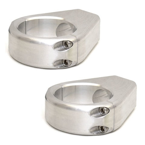 Ski Centurion Boat Wakeboard Tower Clamps | 2 1/4 Inch Aluminum (Pair)