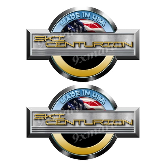 Ski Centurion Stickers for Boat Restoration. 7.5 inch long each
