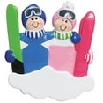 thumbnail image 1 of Ski Couple Personalized Christmas Ornament DO-IT-YOURSELF, 1 of 1