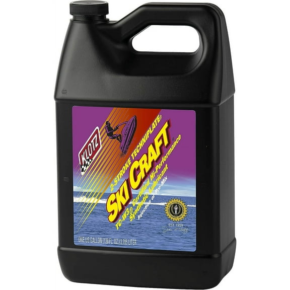 Klotz Ski Craft TechniPlate Premix/Injector 2-Stroke Synthetic Oil for Jet Skis TC-W3 PWC High Performance Marine Engine Oil  1 Gallon KL-307
