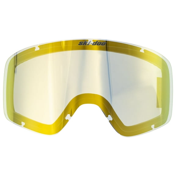Ski-Doo 4486720011 EDGE Goggles Chromed RPM Replacement Lens UV - Gold - One Size