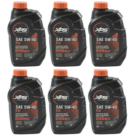Ski-Doo 779133 OEM XPS Rotax 4-Stroke Synthetic Blend Oil 5W-40 1 Quart Can-Am Ski Doo Sea