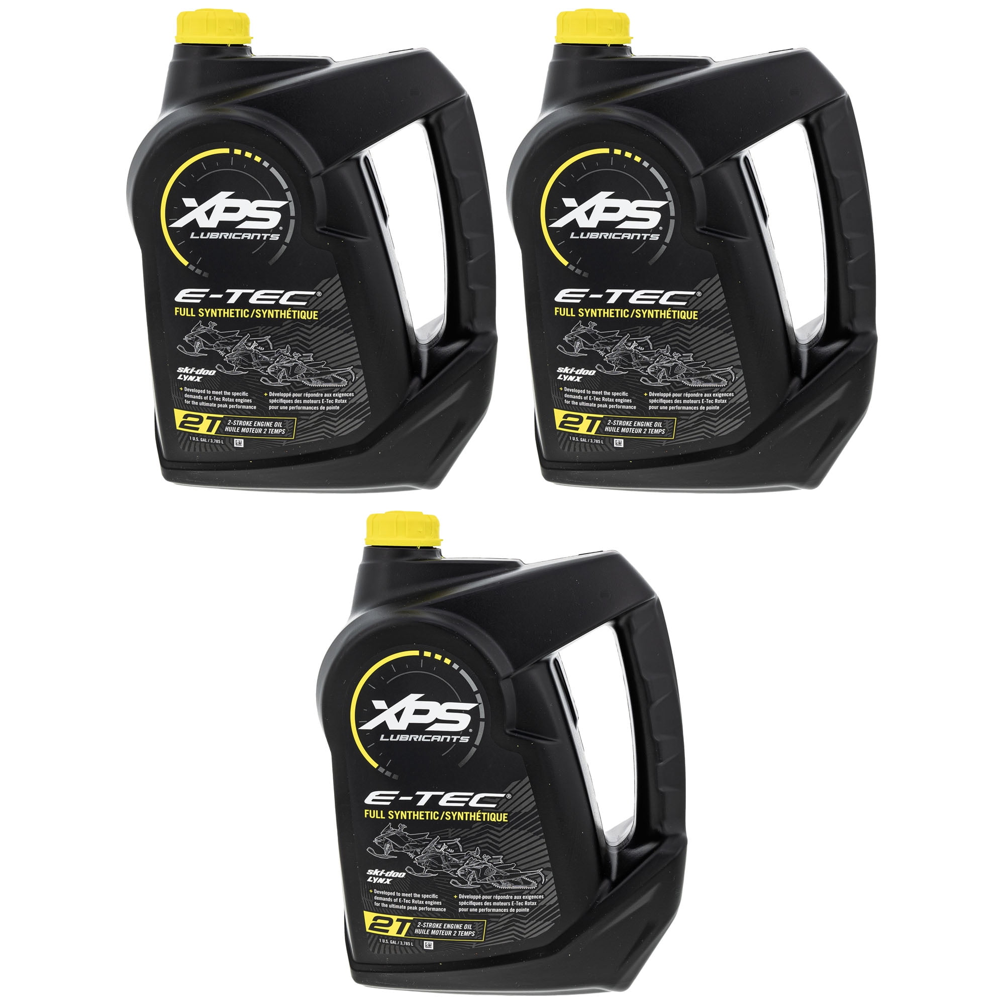 Ski-Doo 9779127 Can-Am XPS 2-Stroke Full Synthetic Oil 1 Gallon 600 850 3  Pack