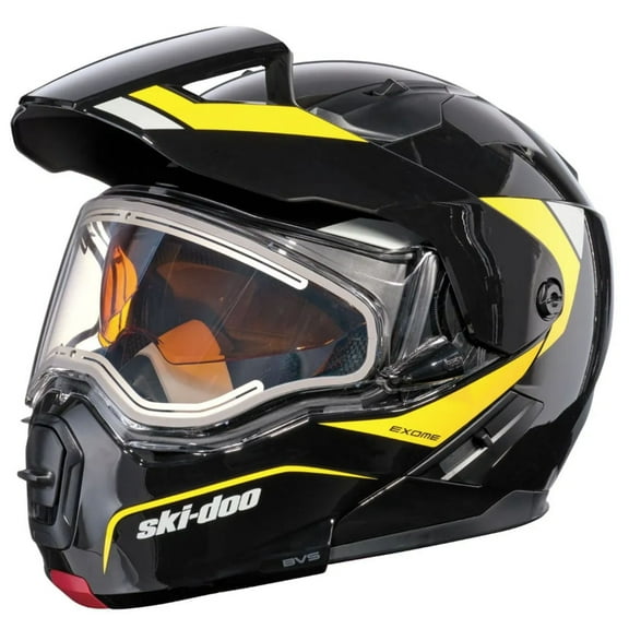 Ski-Doo Exome Sport Radiant Snow Helmet Full Face Heated Anti-Fog Visor FMVSS 218 Yellow 9290881410