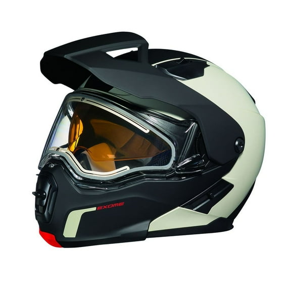 Ski-Doo Exome Sport Radiant Snowmobile Helmet (DOT) Open Face Heated Visor Grey - X-Large 9290371209