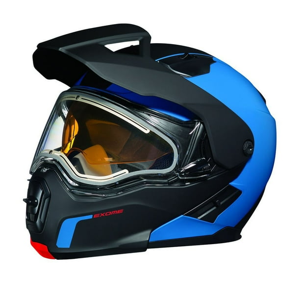 Ski Doo Exome Sport Snowmobile Helmet Anti Fog Visor Quick Release FMVSS 218 Indigo Blue 9290360982