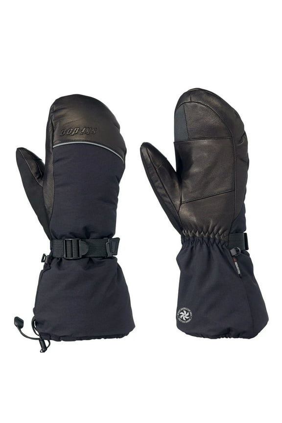 Mens Absolute 0 Mitts Snowmobile Gloves Waterproof Insulated Black - Large 4463180990