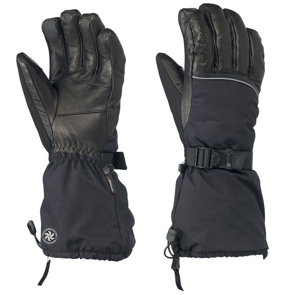 Ski-Doo Mens Absolute 0 Snowmobile Gloves Waterproof Insulated Warmth Black - XX-Large 4463171490