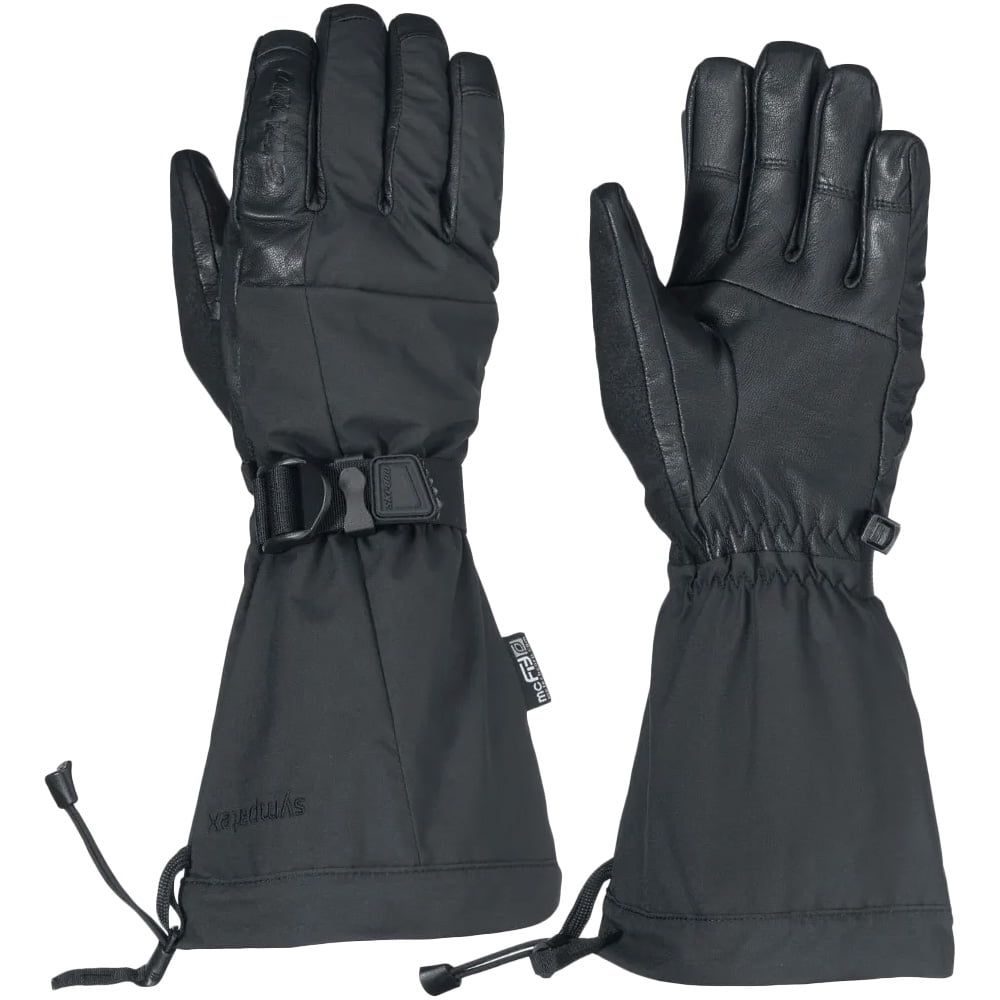 Ski-Doo BC Aspect Long Gauntlet Snowmobile Gloves Black 4463520990