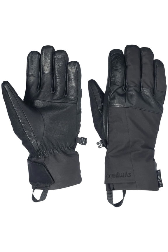 Mens BC Aspect Short Leather Gloves Soft Waterproof Goat Leather Black - Small 4463540490