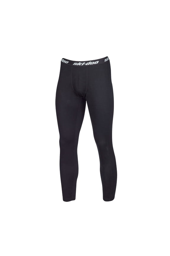 Mens Black Thermal Base Layer Bottom Warm Polyester Soft Pants - XX-Large 4543741490