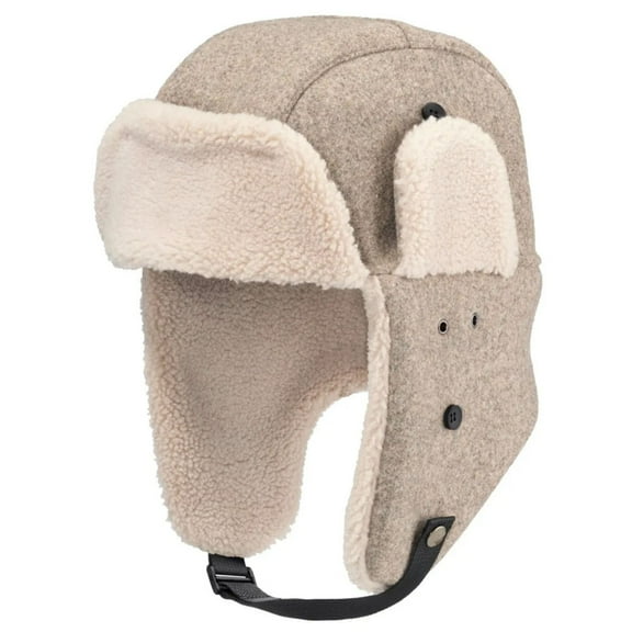 Ski-Doo  Mens Explorer Hat Insulated Sherpa Lined Winter Adjustable Clip Bronze - Small 4548217292