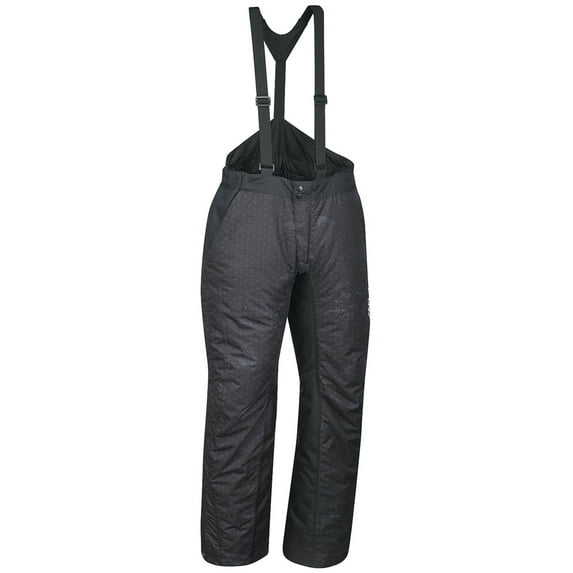 Ski-Doo Mens Trail Snowmobile Pants Waterproof Insulated Nylon Black Snow Bibs - Large 4416700994