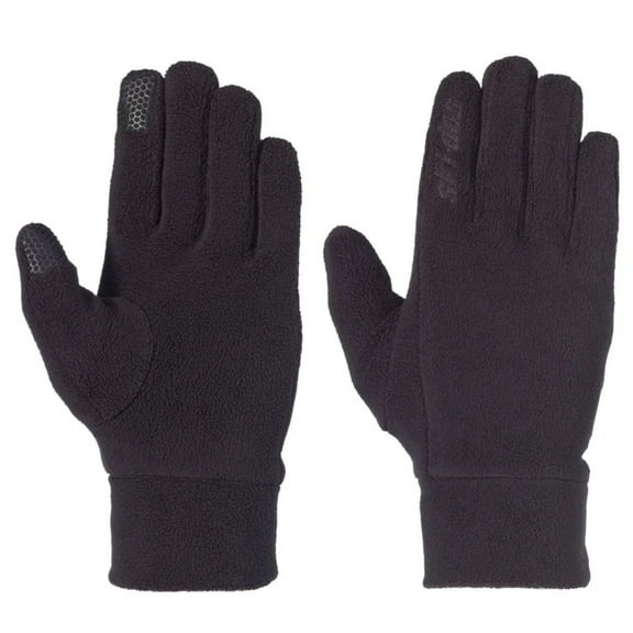 Ski-Doo Micro-Fleece Standard Snowmobile Gloves Black 4463380990