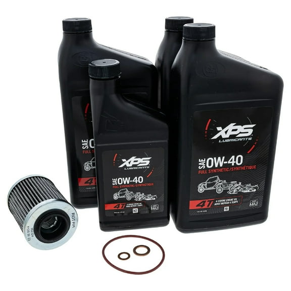 Ski-Doo New OEM, 4T 0W-40 Synthetic Oil Change Kit, Rotax 900 ACE, 9779254