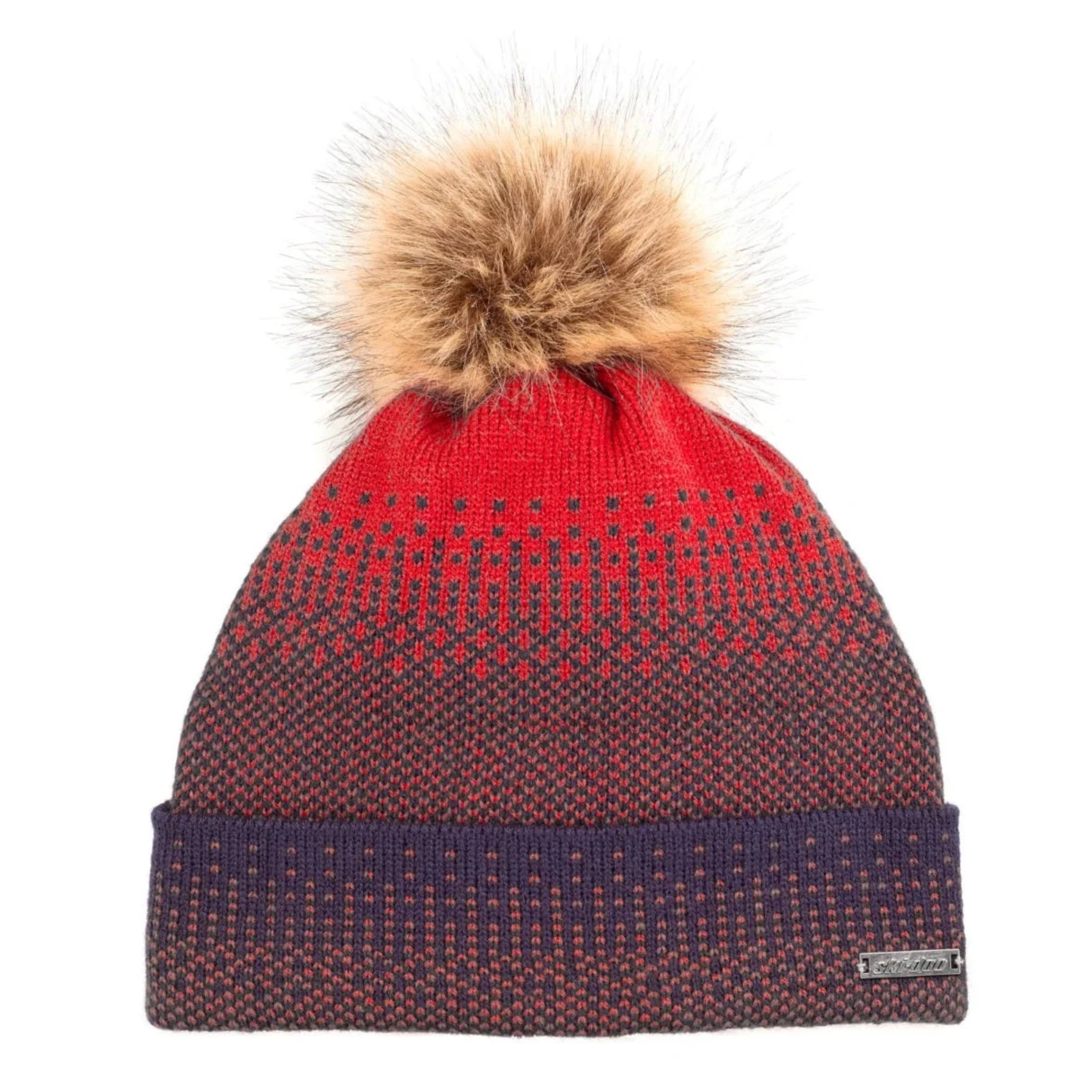 Ski-Doo New OEM Women's One Size Faux-Fur Pom-Pom Beanie