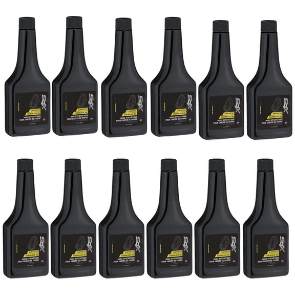 Ski-Doo New OEM XPS Synthetic Chaincase Oil, 12 - 12 Fluid Ounce bottles 9779156