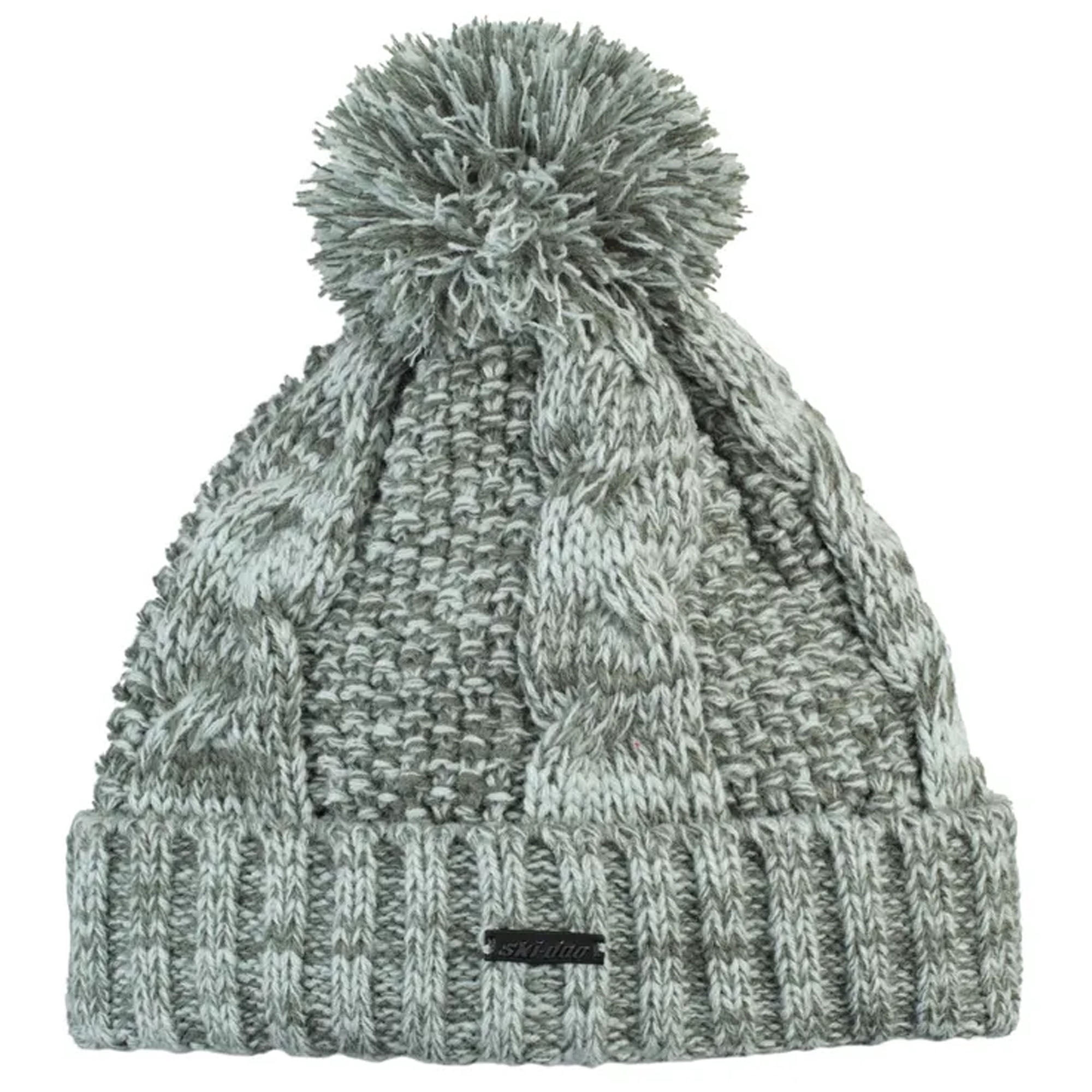Ski-Doo Pom-Pom Beanie Hat Ice Grey 4548140038