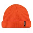 thumbnail image 1 of Ski-Doo Short Roll Knit Beanie Hat Orange 4548120012, 1 of 4