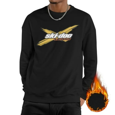 Ski-Doo Team Men'S Fleece Casual Long Sleeves Sweatshirts Fashionable Personality Padded Pullover Sweatshirt For Men