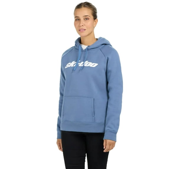 Ski-Doo Womens Signature Pullover Hoodie Blue 4545950980