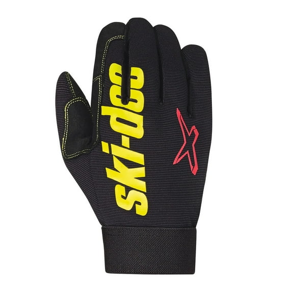 Ski-Doo X-Team Crew Snowmobile Gloves Lightweight Soft Durable Flexible Black - X-Large 4462971290