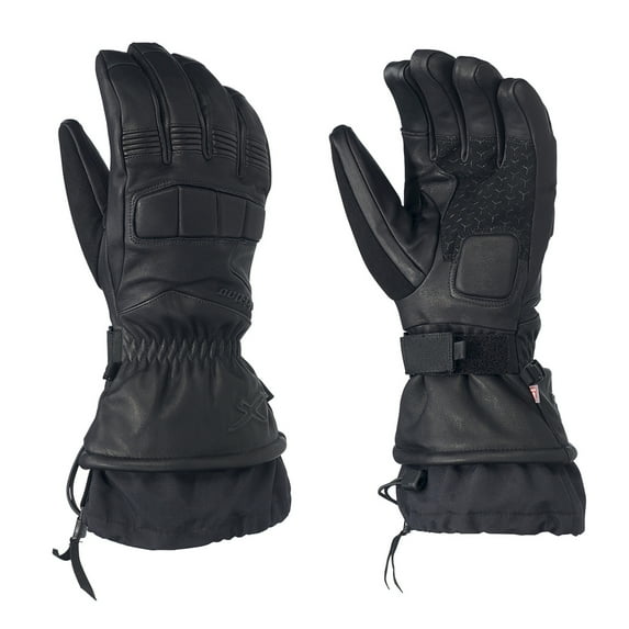 Ski-Doo X-Team Leather Gauntlet Snowmobile Gloves Black 4463280490