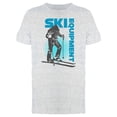 thumbnail image 1 of Ski Equipment  T-Shirt Men -Image by Shutterstock, Male x-Large, 1 of 4