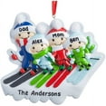 thumbnail image 1 of Ski Family Personalized Christmas Ornament, Assorted Family Size, 1 of 2
