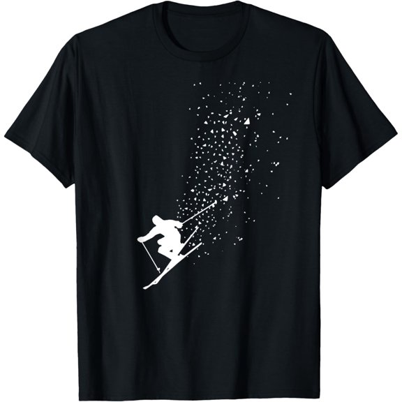 t-shirt Ski - Freestyle Skiing Freeski Winter Sports Skier Gift T-Shirt mens，black，women，funny，journey，Crew Neck, Short Sleeve,printing