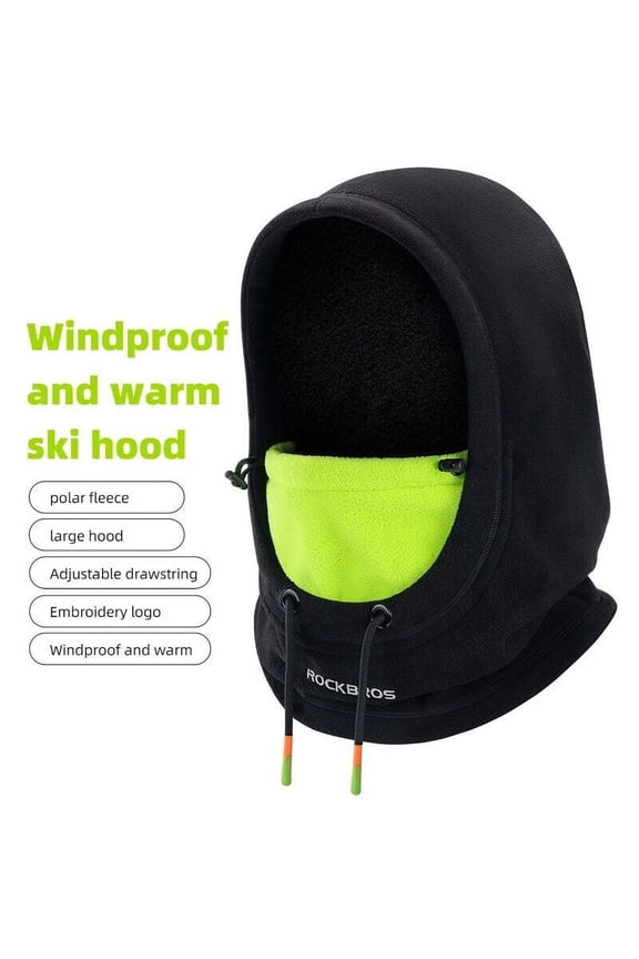 Winter Windproof Full Face Ski Mask, Thermal Fleece Balaclava for Men Women, Helmet-Friendly for Cycling Motorcycling Hiking Fishing