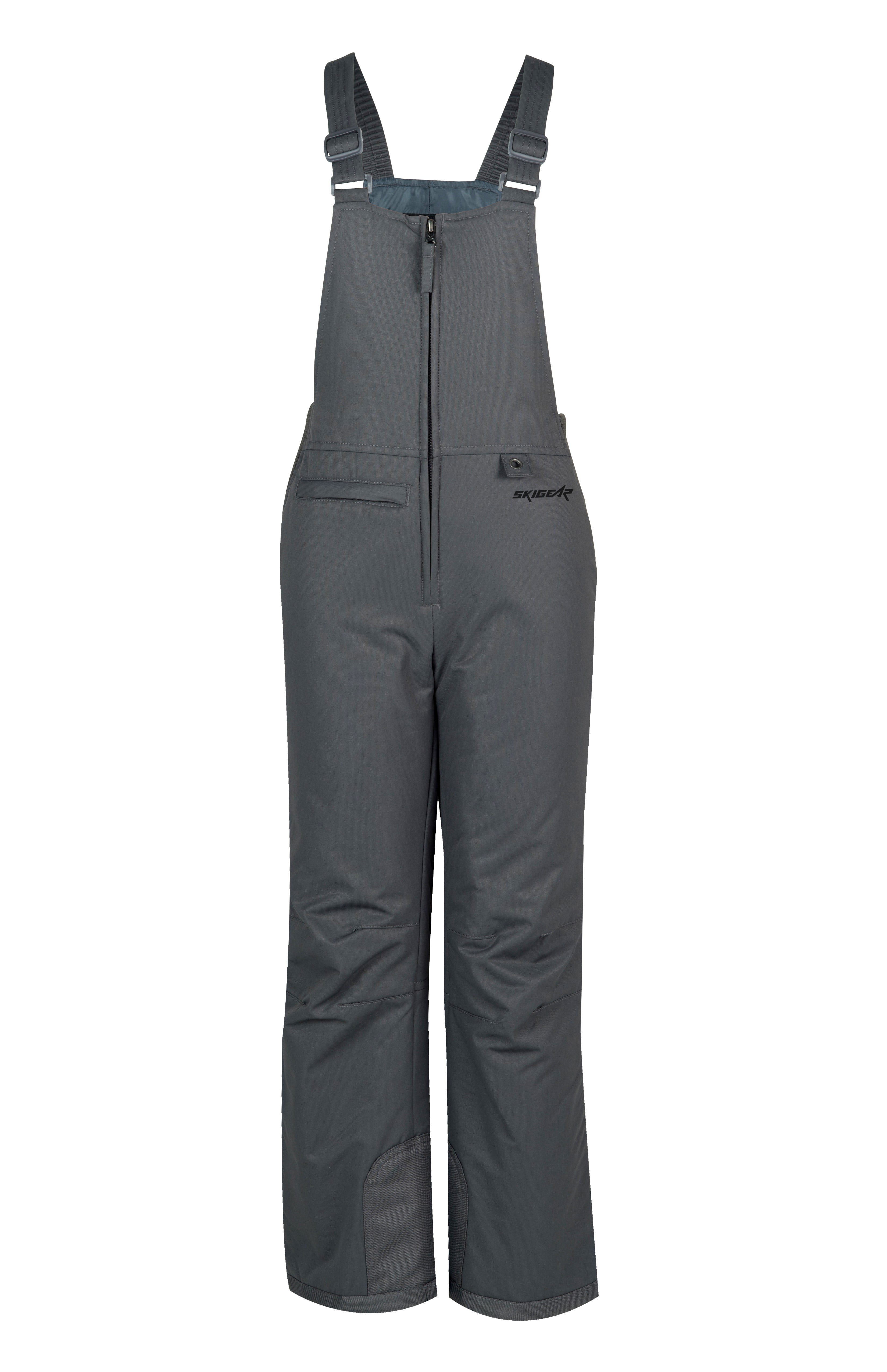 Ski Gear by Arctix Youth Insulated Snow Bib Overalls - Xsmall, Charcoal 